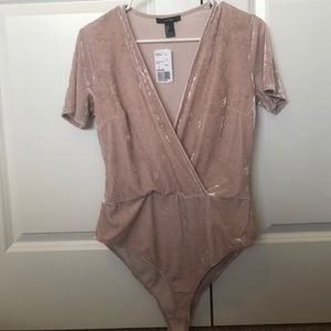 Velvet bodysuit